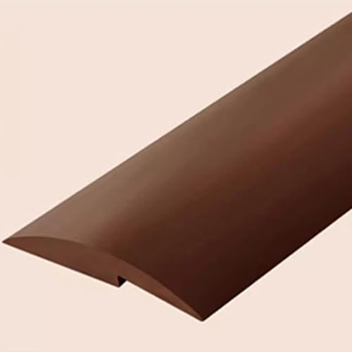 SMCMGECEUZ 1m Übergangsleiste Boden Übergangsleiste Selbstklebend, PVC Türschwellen Leiste Für Türschwelle/Fliesen/Holzböden Höhenunterschied 0.2 Zoll(Coffee,1-1/2in/3.5cm) von SMCMGECEUZ