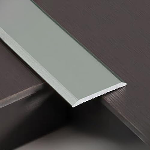 SMCMGECEUZ 90cm Übergangsprofil Alu Bodenübergangsstreifen, Übergangsleiste Selbstklebende Türschwellen Leiste Für Parkett Und Laminat(Frosted champagne,3/4in/20mm) von SMCMGECEUZ