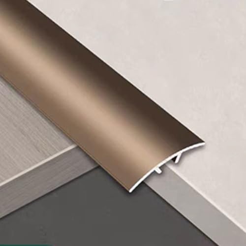 SMCMGECEUZ 90cm Übergangsprofil Metall Übergangsleiste, Übergangsleiste Boden Übergangsschiene Für Parkett Und Laminat Höhenausgleich(Rose Gold,1-3/5in/40mm) von SMCMGECEUZ