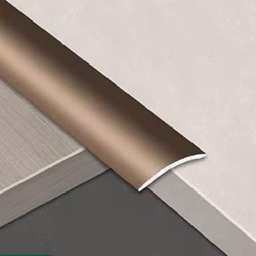 SMCMGECEUZ 90cm Übergangsprofil Metall Übergangsleiste, Übergangsleiste Boden Übergangsschiene Für Parkett Und Laminat Höhenausgleich(Rose Gold,3/4in/20mm) von SMCMGECEUZ