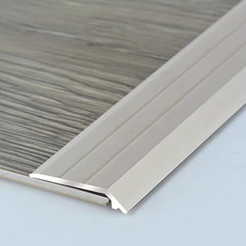 SMCMGECEUZ Bodenübergangsstreifen Übergangsprofil Höhenausgleich, Metallprofil Türschwellen Leiste Für Rollstuhlrampe Parkett Und Laminat(Frosted purple gold) von SMCMGECEUZ