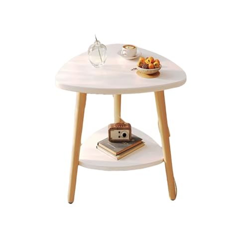 SMDLG Robust Dichte Faserboard Couchtisch Doppelstufe Couchtisch Einfach zu blockierter Couchtisch Schlafzimmer und Wohnzimmer Couchtisch Vielseitig von SMDLG