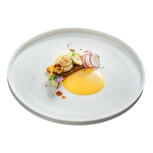 SMDLG Robust Keramik -Teller runde Küchenplatten Feste Farbdessertplatte Unzerbrechliche Steinzeugteller für Heimrestaurant Exquisit SMDLG Robust Keramik -Teller runde Küchenplatten Feste Farbdessertplatte Unzerbrechliche Steinzeugteller für Heimrestaurant Exquisit von SMDLG