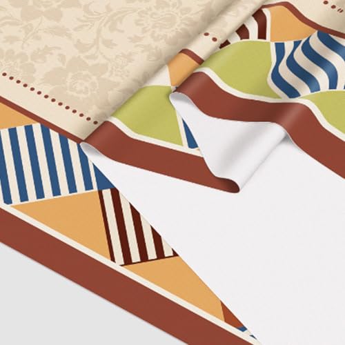 SMDLG Waschbar Kunststoff -Tischdecke Reinbare Tischdecke rechteckige Tischdecke Haushaltstabdecke Faltbare Tischdecke Bequem von SMDLG
