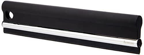 SMEDBO Dusche Rakel Sideline mit handlicher Griff aus Chrom/ABS/Silikon, Silber/schwarz von SMEDBO