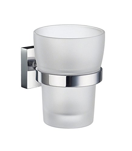 SMEDBO Halter mit Glas, poliertes Chrom, RK343, Haus, silber, 7,5 x 10 x 14,5 cm von SMEDBO
