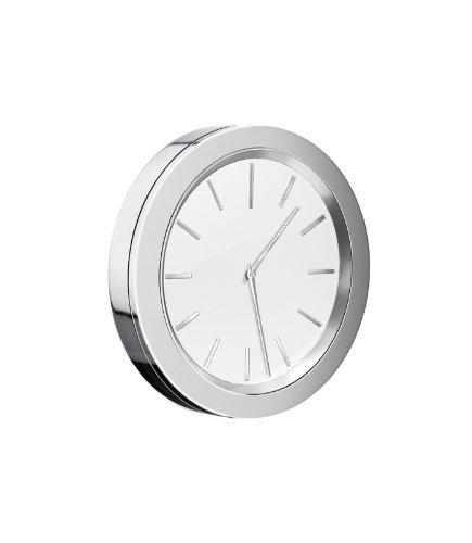 Smedbo Time Badezimmeruhr verchromt mit weißem Ziffernblatt Dm.: 60mm YX380 von SMEDBO