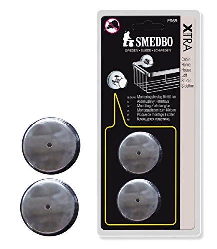 Smedbo Xtra Montageplatten zu Kleben für Sideline und andere Körbe; F965 von SMEDBO