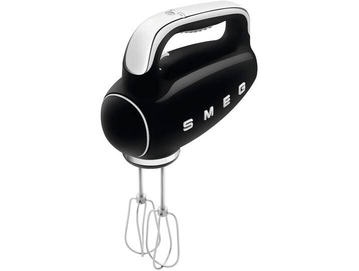SMEG Handmixer HMF01BLEU Schwarz , schwarz, B:21,9cm H:37,8cm T:22,1cm, Mixer von SMEG