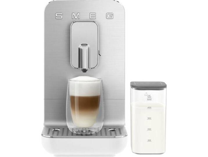 SMEG Kaffeevollautomat BCC13WHMEU , weiß, B:43,3cm H:18cm T:33,6cm, Kaffeevollautomaten, inkl. Milchbehälter SMEG Kaffeevollautomat BCC13WHMEU , weiß, B:43,3cm H:18cm T:33,6cm, Kaffeevollautomaten, inkl. Milchbehälter von SMEG