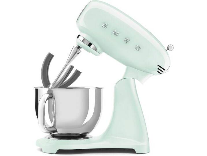 SMEG Küchenmaschine SMF03PGEU Pastellgrün , grün (pastellgrün), B:40cm H:38cm T:22cm, Küchenmaschinen von SMEG