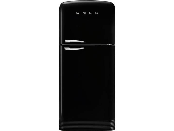 SMEG Kühl-/Gefrierkombination, E (A-G), schwarz, Rechtsanschlag, Kühlschränke von SMEG