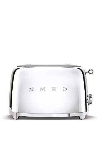 Smeg TSF01SSEU Toaster 2 Scheiben, chrom von Smeg