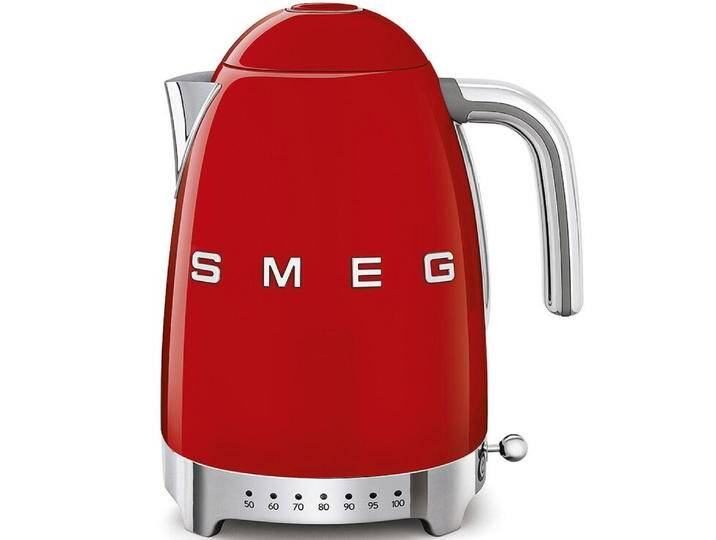 Wasserkocher 1700 ml variable Temperatursteuerung rot von SMEG