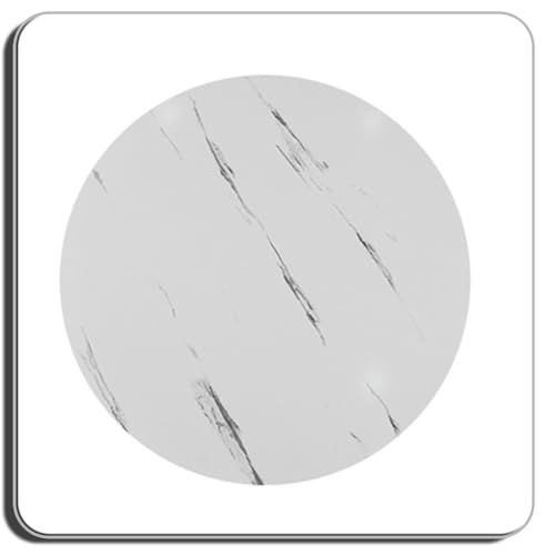 SMELEDFCFK 80/90/100/120cm Lazy Susan Drehteller Für Esstisch, Groß Holz 360° Drehbar Servierplatte, Runde Servierteller Für Tischplatte, Leise Und Stabile, Einfach Alle Lebensmittel Zu Teilen(White M von SMELEDFCFK