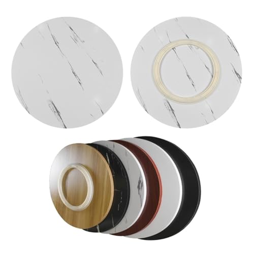 SMELEDFCFK Drehteller 80cm 100cm 120cm Holz 360° Drehbar Servierteller Für Tische, Lazy Susan Drehteller Aus Holz Für Esstisch, Großer Drehplatte Einfach Alle Lebensmittel Zu Teilen(White Marble,60cm/ SMELEDFCFK Drehteller 80cm 100cm 120cm Holz 360° Drehbar Servierteller Für Tische, Lazy Susan Drehteller Aus Holz Für Esstisch, Großer Drehplatte Einfach Alle Lebensmittel Zu Teilen(White Marble,60cm/ von SMELEDFCFK