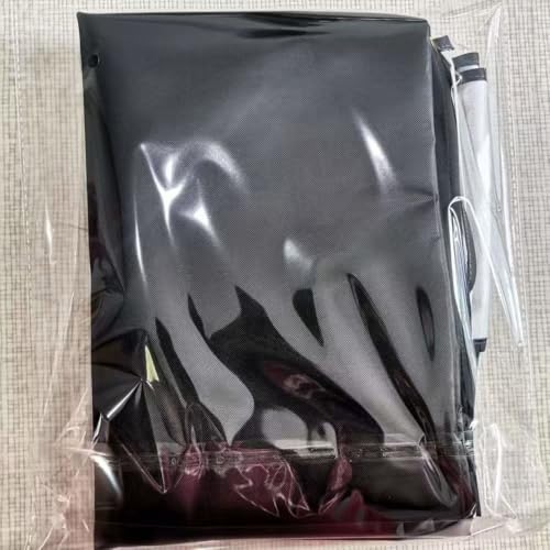 SMELEDFCFK Ersatzdach Gartenschaukel Sonnendach Universal Hollywoodschaukel Dachbezug Für 2-3 Sitzer Oxford-Tuch Wasserdichtes Schaukel Ersatzdach Uv-Schutz(Black,65x45in(164x114cm)) von SMELEDFCFK
