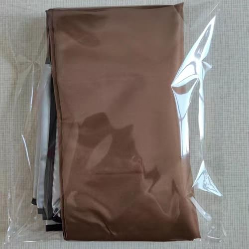 SMELEDFCFK Ersatzdach Gartenschaukel Sonnendach Universal Hollywoodschaukel Dachbezug Für 2-3 Sitzer Oxford-Tuch Wasserdichtes Schaukel Ersatzdach Uv-Schutz(Brown,65x45in(164x114cm)) von SMELEDFCFK