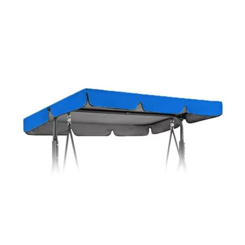 SMELEDFCFK Hollywoodschaukel Dachbezug Uv-Schutz Sonnendach Für Hollywoodschaukel 2-3 Sitzer Ersatzdach Für Hollywoodschaukel Wasserdicht Dach(Dark Blue,75x52in/190x132cm) von SMELEDFCFK