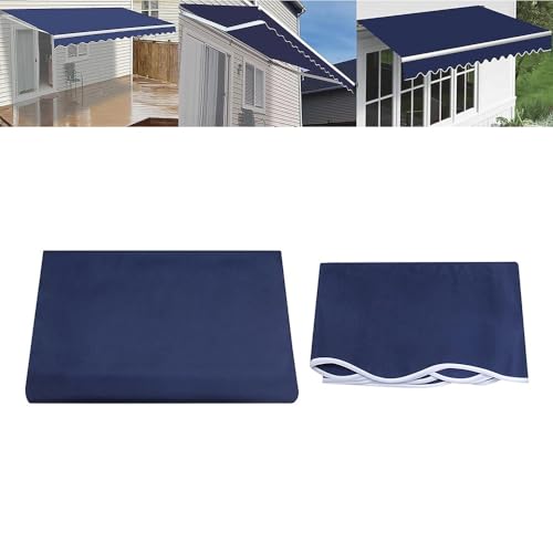 SMELEDFCFK Markisenbespannung Canvas Ersatz Für Einziehbare Klemmmarkise Tür/Fenster Markise Ersatz-oberbezug 200cm 300cm 400cm 700cm Markisen Tuch(19.6x11.5ft/6X3.5M) von SMELEDFCFK