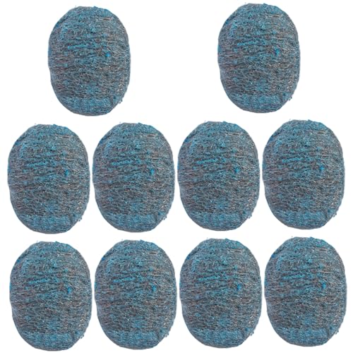 10 pcs Stahlwolle Seifenkissen vor so genannter Stahl Wollpeeling Effektiv saubere Seifenbeläge zum Reinigen von Töpfen Pfannen Öfen Harte Küche 10 pcs Stahlwolle Seifenkissen vor so genannter Stahl Wollpeeling Effektiv saubere Seifenbeläge zum Reinigen von Töpfen Pfannen Öfen Harte Küche von SMELEYOU
