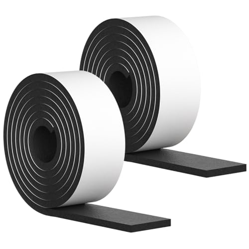 2pcs Schaumisolationsbänder 13.1ft schalldichtem selbstklebendem Wetter wetterfestes Schaumstoffklebeband für Schiebetür Fenster Fenster von SMELEYOU