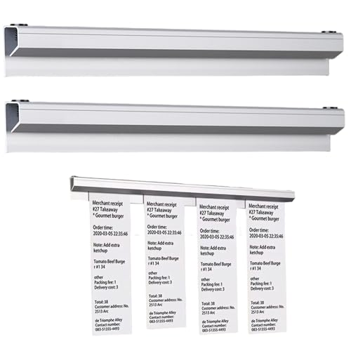 2pcs Tickethalter für Restaurant 16 Zoll Tab Grabber Aluminium Legierung Ticketschien von SMELEYOU