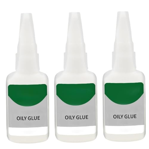 3pcs öliger Kleber 20G wasserdicht schnell trocken starker Kleber dünner Superkleber für Metall Kunststoff Holz Keramik und mehr 3pcs öliger Kleber 20G wasserdicht schnell trocken starker Kleber dünner Superkleber für Metall Kunststoff Holz Keramik und mehr von SMELEYOU