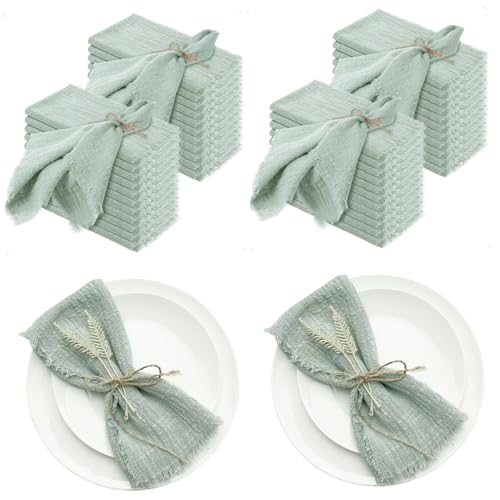 50 PCs Stoff Servietten Sage grün weich bequemes Baumwoll -Abendessen Servietten 12x12 in rustikaler Waschmaschine wiederverwendbares hellgrünes Tisch Abendessen für Hochzeitsfeierabendveranstaltun 50 PCs Stoff Servietten Sage grün weich bequemes Baumwoll -Abendessen Servietten 12x12 in rustikaler Waschmaschine wiederverwendbares hellgrünes Tisch Abendessen für Hochzeitsfeierabendveranstaltun von SMELEYOU