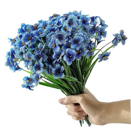 SMELEYOU 22 Bündel künstliche Veilchen 13in ohne verblassende verstellbare künstliche Blumen UV -Widerstand für Innen im Freien Seiden Kunstblumendekor für Gärten Hochzeiten Fensterbänke Blau Blau SMELEYOU 22 Bündel künstliche Veilchen 13in ohne verblassende verstellbare künstliche Blumen UV -Widerstand für Innen im Freien Seiden Kunstblumendekor für Gärten Hochzeiten Fensterbänke Blau Blau von SMELEYOU