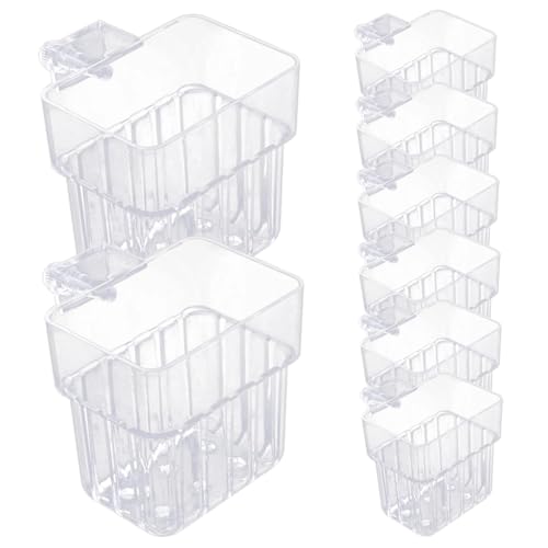 SMELEYOU 8pcs Aquarium Pflanzenhalter hängen Wasserpflanzentopf mit Löchern Wasserblüten Topf für Fischtankanbaudekorationen SMELEYOU 8pcs Aquarium Pflanzenhalter hängen Wasserpflanzentopf mit Löchern Wasserblüten Topf für Fischtankanbaudekorationen von SMELEYOU