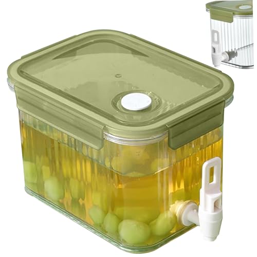 SMELEYOU Getränkespender mit Zapfhahn 2.5L Drink Dispenser mit Kühlschrank Wasserspender mit Deckel kaltem Wasserspender und Leckdosen und Leckdosenwasserkrug für Safttee Wasser SMELEYOU Getränkespender mit Zapfhahn 2.5L Drink Dispenser mit Kühlschrank Wasserspender mit Deckel kaltem Wasserspender und Leckdosen und Leckdosenwasserkrug für Safttee Wasser von SMELEYOU