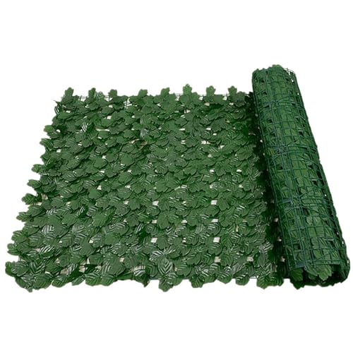 SMELEYOU Trellis mit künstlichen Blättern 3.3x9.8ft Flexibler Kunststoffkunstkünstigungsgitter lebensee Gartenbildschirme Cuttable Privacy Zaun Screening für Gartenbalkon im Freien von SMELEYOU