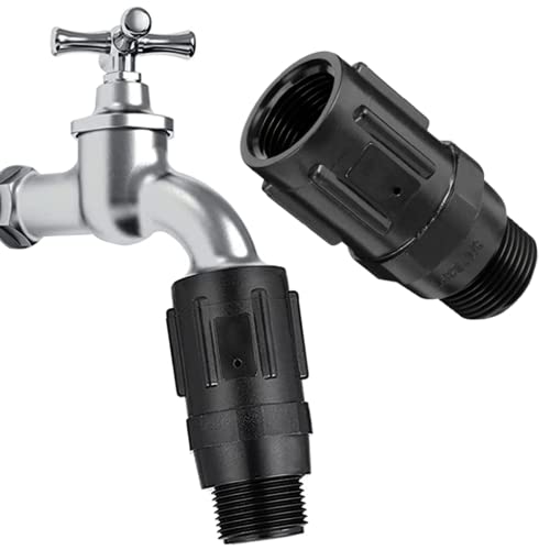 SMELEYOU Tropfbewässerungssets, 2-teiliges Bewässerungsset, 15 PSI, Gartenbewässerungssysteme, 3/4 Zoll, einfache Tropfdruckregler, Bewässerungssystem-Druckminderer SMELEYOU Tropfbewässerungssets, 2-teiliges Bewässerungsset, 15 PSI, Gartenbewässerungssysteme, 3/4 Zoll, einfache Tropfdruckregler, Bewässerungssystem-Druckminderer von SMELEYOU
