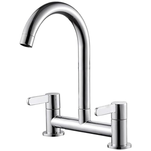 Zwei Griff Küchenarmäuren Hochhaus 180 ° Rotationsspüle Wasserhahn mit Sprühstahl aus Edelstahl für den Handelszusehen für Heimatstirme von SMELEYOU