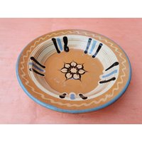 Alte Antike Primitive Redware Keramik Glasierte Tasse Schüssel Handgemacht von SMELLOFVINTAGETOOLS