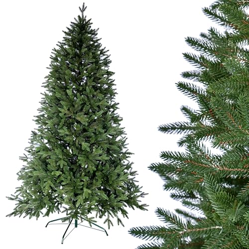 SMEREKA® Künstlicher Weihnachtsbaum 120cm Naturgetreue Spritzguss 100%, Made in EU - Tannenbaum Künstlich mit Ständer Metall - Künstlicher Tannenbaum Christmas Tree von SMEREKA
