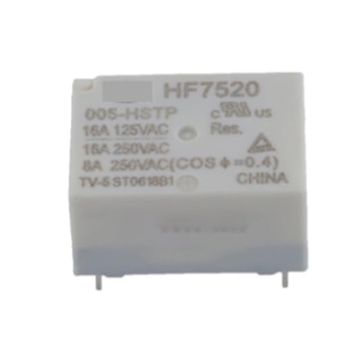 SMGLRUEAT 10Pcs Relay DIP4 HF7520-005-HSTP 4P 16A SMGLRUEAT 10Pcs Relay DIP4 HF7520-005-HSTP 4P 16A von SMGLRUEAT