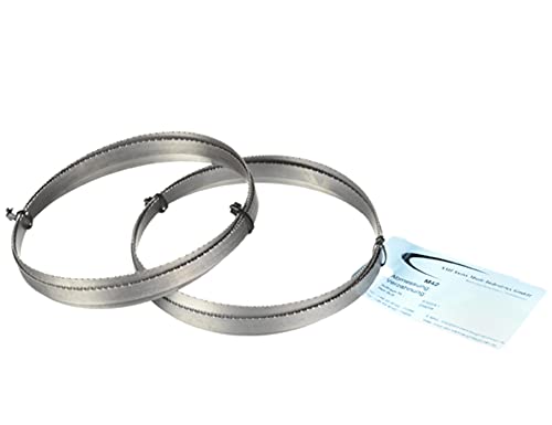 SMI 2er SET Bandsägeblatt Bi-Metall M42 Abmessung 1640 x 13 x 0,65 mm 8/12 ZpZ z.B. für Güde MBS 115 Sägeband SMI 2er SET Bandsägeblatt Bi-Metall M42 Abmessung 1640 x 13 x 0,65 mm 8/12 ZpZ z.B. für Güde MBS 115 Sägeband von SMI Swiss Made Industries GmbH