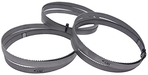 SMI 3er Set Sägeband Bi-Metall M42 Abmessung 1325 x 13 x 0,65 mm 8/12 ZpZ z.B. für Bernardo EBS 85 B Bandsägeblatt SMI 3er Set Sägeband Bi-Metall M42 Abmessung 1325 x 13 x 0,65 mm 8/12 ZpZ z.B. für Bernardo EBS 85 B Bandsägeblatt von SMI Swiss Made Industries GmbH