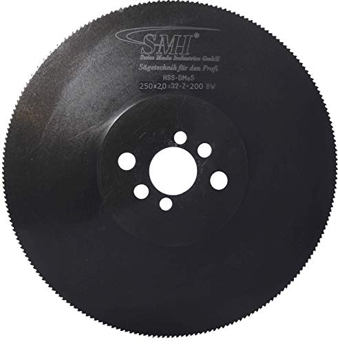 SMI Metall-Kreissägeblatt Hss DMO5 250 x 2,0 x 32 mm 200 Zähne Sägeblatt Kreissägeblatt Metallsägeblatt von SMI Swiss Made Industries GmbH