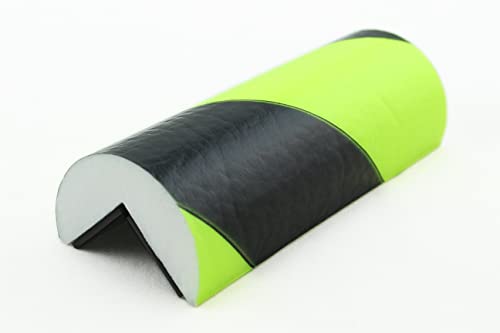 ES4-MAG-NS Eckschutzprofil von SMI-Kantenschutzprofi aus recyclebarem Polyurethan mit Magnetfläche geeignet für Innen und Außen - Neon/Schwarz - Stoßschutz, Warnprofil, Schutzprofil, Rammschutz (1 m) von SMI