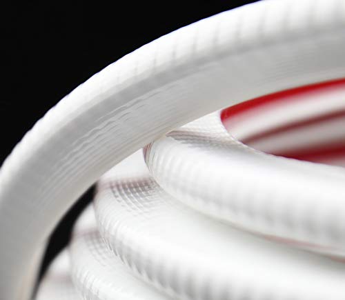 SMI-Kantenschutzprofil KS1-4W für 1-4mm PVC mit Stahleinlage Weiß selbstklemmend ohne Kleber - Kantenschutz, Kederprofil, Kantenprofil, Kantenschutzleiste für Autotüren, Bleche (20 m) von SMI