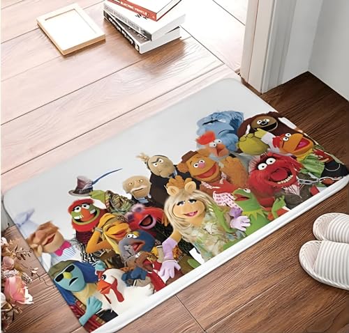 SMILEFUN Muppets Show Fußmatte, Teppich, Fußmatte, Badematte, rutschfest, Toilette, Balkon, Salon, saugfähige Staubentfernung von SMILEFUN