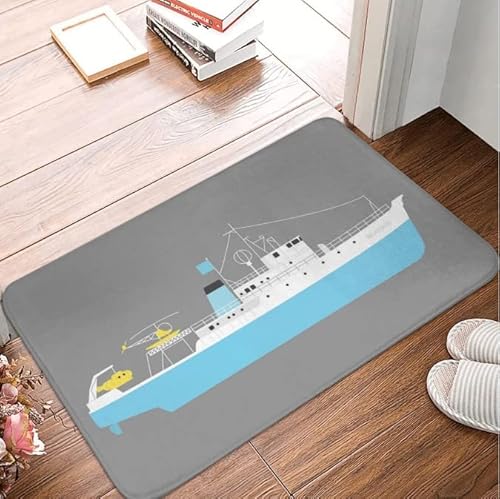 SMILEFUN Life Aquatic by Steve Zissou Fußmatte Teppich Teppichmatte Anti-Rutsch The Belafonte Footpad Wasser Öl Beweis Eingang Küche Schlafzimmer von SMILEFUN