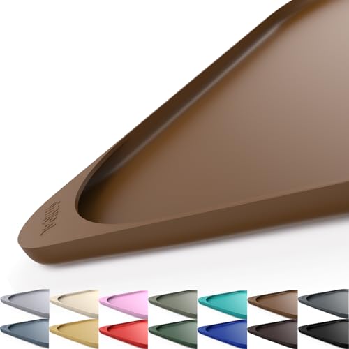 SMILOOL Silikon Haustier Futtermatte mit erhöhtem Rand & Rückstandssammlung Tasche für Futter und Wasser, Hundenapf-Matten, Katzennäpfe Platzset mit hoher Lippe für Boden, wasserdicht, 19 x 12 x 0,7 SMILOOL Silikon Haustier Futtermatte mit erhöhtem Rand & Rückstandssammlung Tasche für Futter und Wasser, Hundenapf-Matten, Katzennäpfe Platzset mit hoher Lippe für Boden, wasserdicht, 19 x 12 x 0,7 von SMILOOL