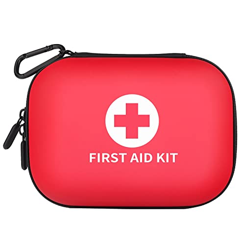 Professionelle Erste Hilfe Sets Arzttasche,Rettungstasche Notfallzubehör,Notfalltasche leer,Fahrrad First aid kit klein,Büro, Boot, überleben und Reisen, Klein und Leicht red,L von SMINNG