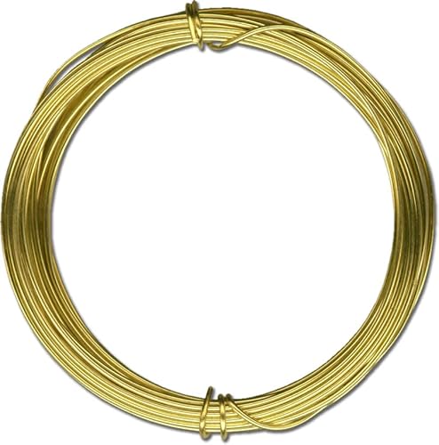 SMITS 2 Ringe Messingdraht zum Basteln (0,60 mm, 11 m) von SMITS