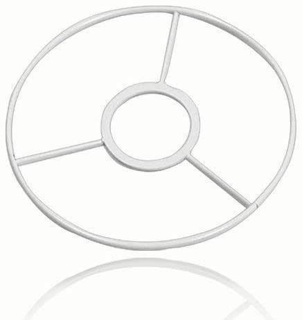 SMITS Fassungsring, Ring mit Kreuz, rund weiß plastifiziert (10 cm) von SMITS