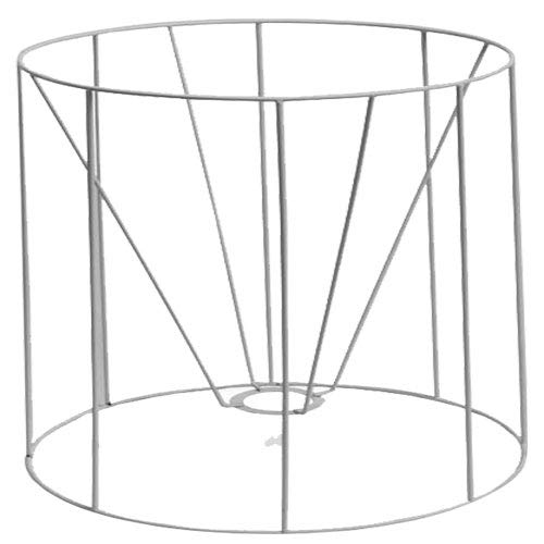 SMITS Lampenschirmgestell, weiß plastifiziert, Ø o. 35cm, Ø u. 45cm, h 25cm SMITS Lampenschirmgestell, weiß plastifiziert, Ø o. 35cm, Ø u. 45cm, h 25cm von SMITS